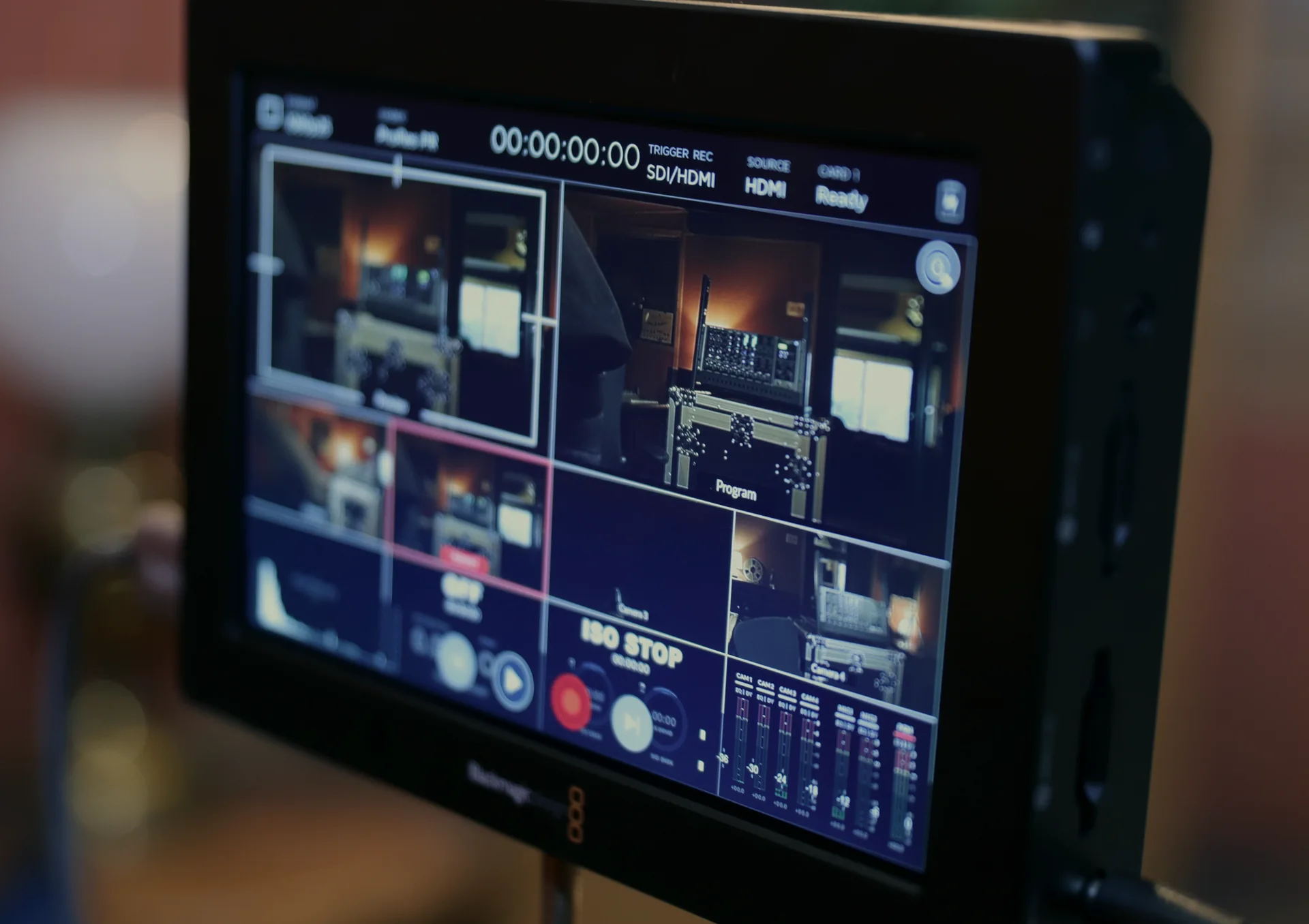 Multiview monitor for live streaming production